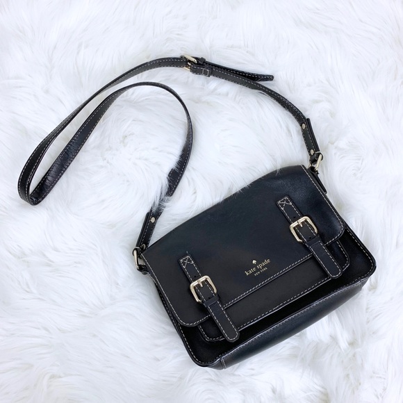 kate spade Handbags - Kate Spade Buckle Detailed Crossbody Satchel
